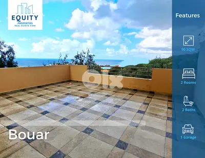 90 SQM Apartment With Terrace For Sale In Bouar شقة للبيع #HS14899
