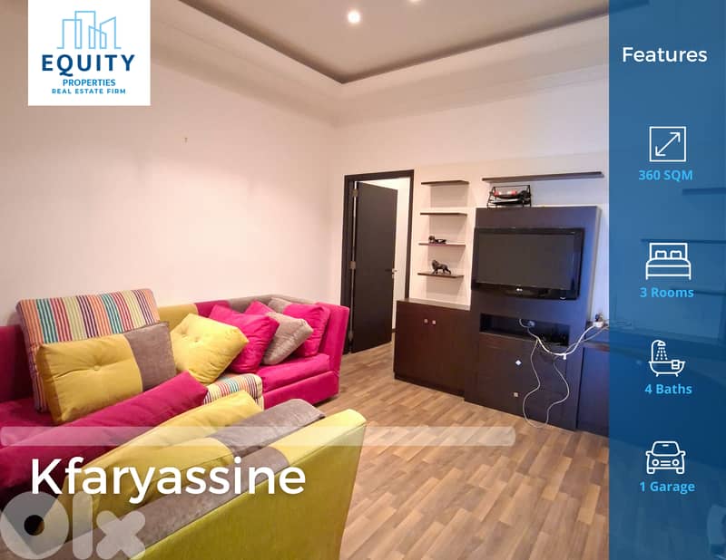 360 SQM Apartment With Terrace For Rent In Kfaryassine #HS15072 0
