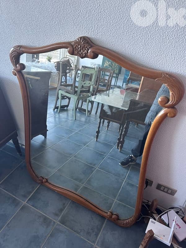 wood mirror 0