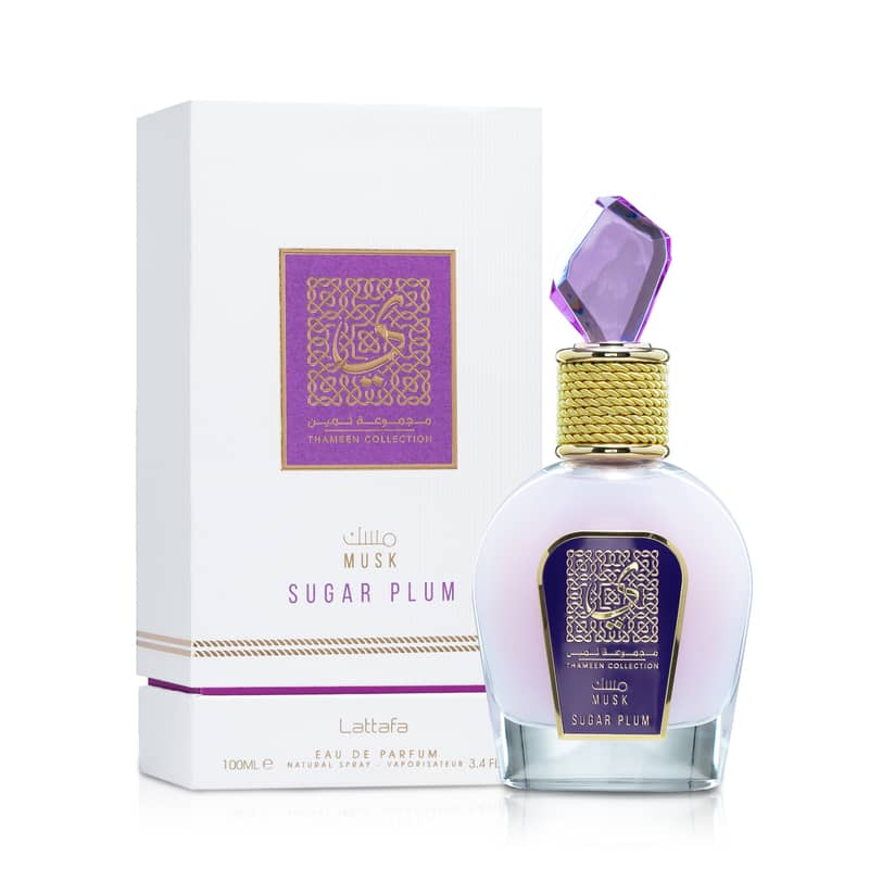 Lattafa Musk Sugar Plum – Thameen Collection Eau De Parfum 100 mL – For Women 0