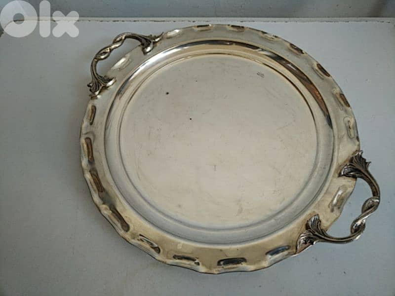 Old silver-plated plate - Not Negotiable 0
