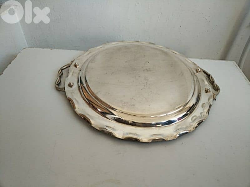 Old silver-plated plate - Not Negotiable 1