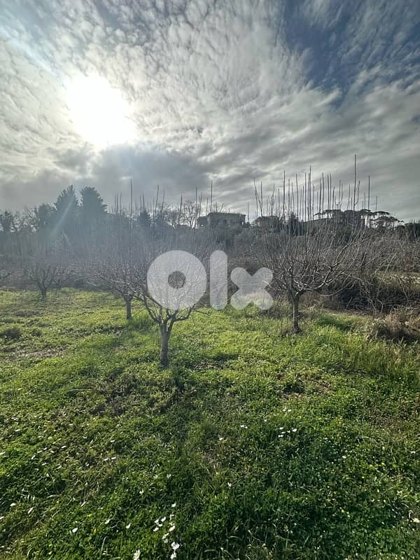 917m land zone 20/40 two floor house Ain Jdeede Above Aley 1