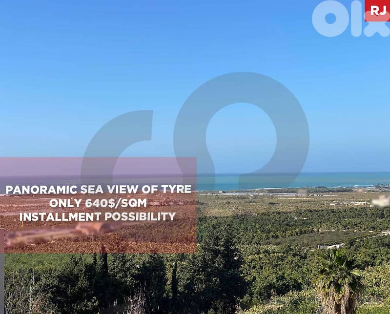 Panoramic sea View ,Elevator, 2 balconies,Chabriha/شبريحا REF#RJ132974 0