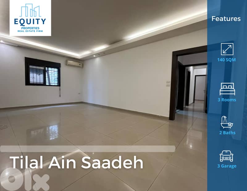 Furnished 140 SQM Apartment For Rent In Tilal Ain Saadeh #RH15466 0