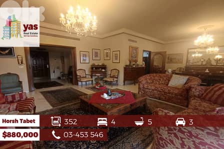 Horsh Tabet 352m2 | Classy Area | Full Floor | Panoramic View | AA