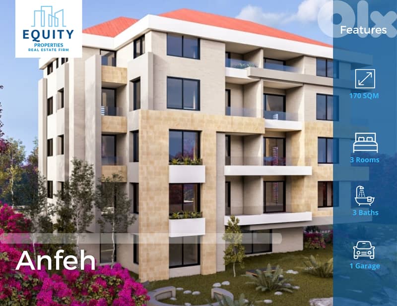 170 SQM Apartment For Sale In Anfeh With Payment Facilities #CM156131 0