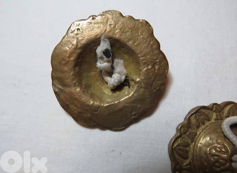 Copper cymbals 1