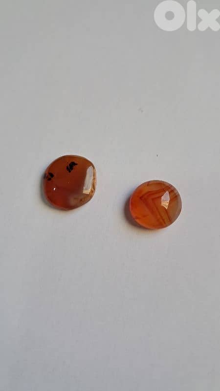 Carnelian bezels x2 0