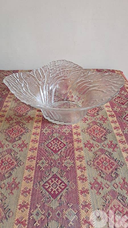 1970 Metsa forest art big glass bowls 2