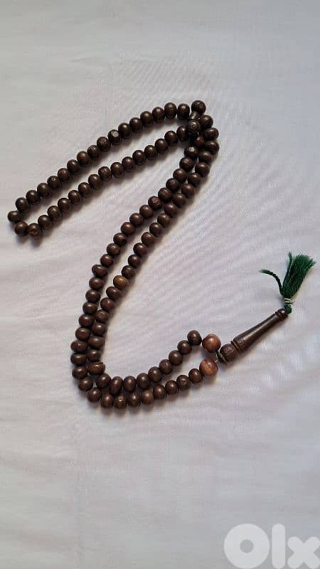 1970 large Tamarind wood tasbih 0