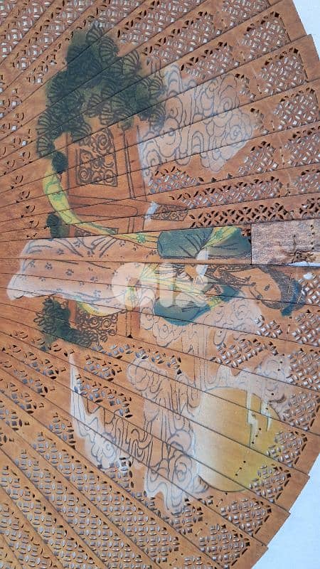 Chinese wooden fan 1