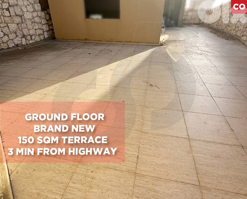 Under ground parking ,terrace:150 sqm , Halat/حالات REF#CO133019 0