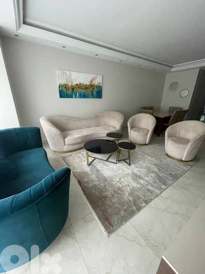 FULLY FURNISHED APARTMENT FOR RENT IN MANSOURIEH + TERRACE, (MANR-304)