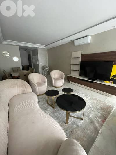 FULLY FURNISHED APARTMENT FOR RENT IN MANSOURIEH + TERRACE, (MANR-304)