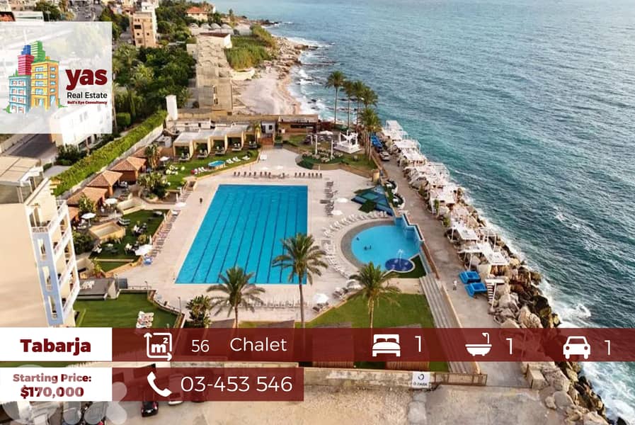 Tabarja 56m2 | Luxury Chalet | Prime Area | Sea View | TYT | 0