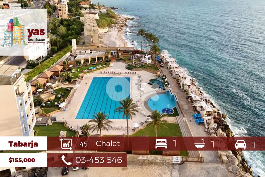 Tabarja 45m2 | Well Maintained Chalet | Luxury Resort | TYT | 0