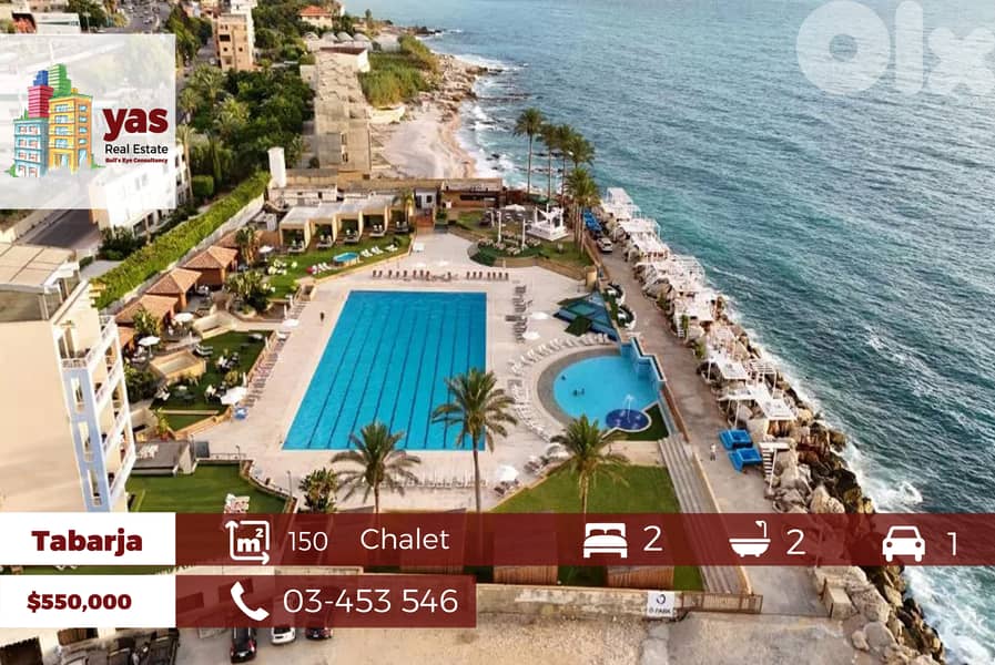 Tabarja 150m2 | Luxury Chalet | Prime Area | Sea View | TYT | 0