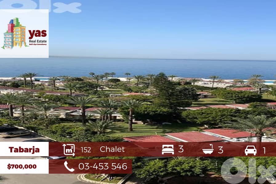 Tabarja 152m2 | Duplex Chalet | Prime Location | Sea View | TYT | 0