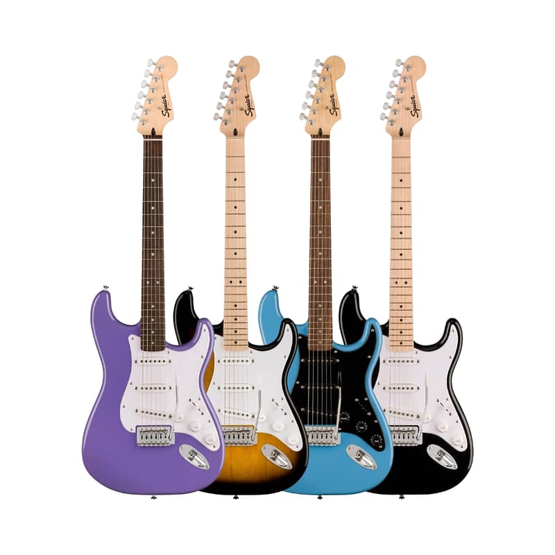 Fender's Squier Sonic Stratocaster SSS Electric Guitar (Multi Colors) 0
