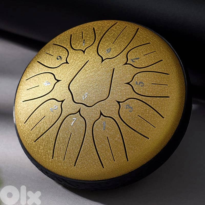 THS11-6 Steel Tongue Drum - 6 Inch 11 Notes D Major 1