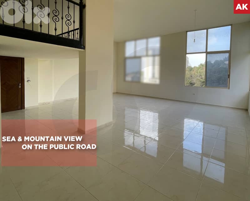 3 Balconies/Stunning view/Bchamoun/بشامون 1 ! REF#AK133045 ! 0