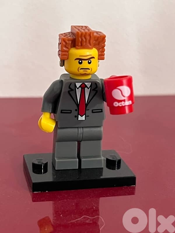 lego mini figure from Lego movie president business 0