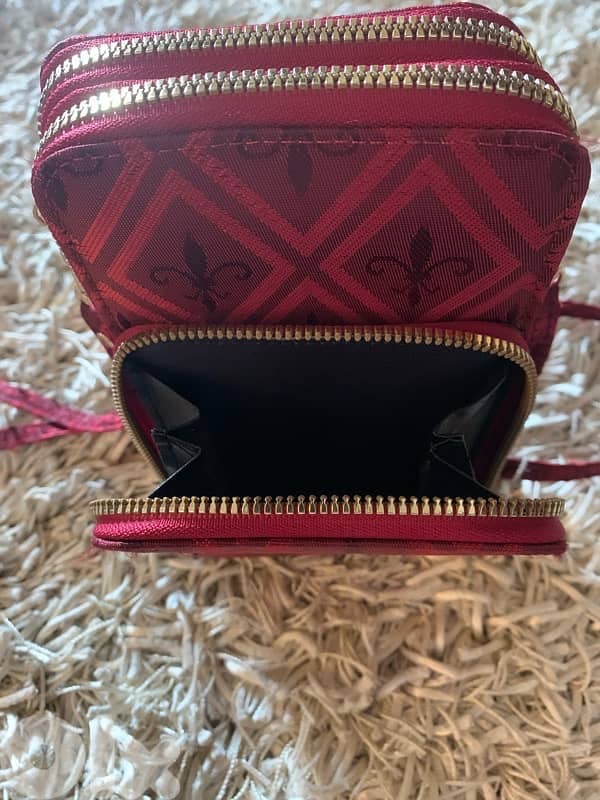 Elegant burgandy cross bag high quality 4