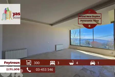 Feytroun/ Irany300m2 | Duplex | Brand New | Astonishing View | DA