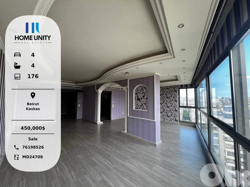 (HOT DEAL) luxurious apartment for sale in kaskas , mounatin view 0