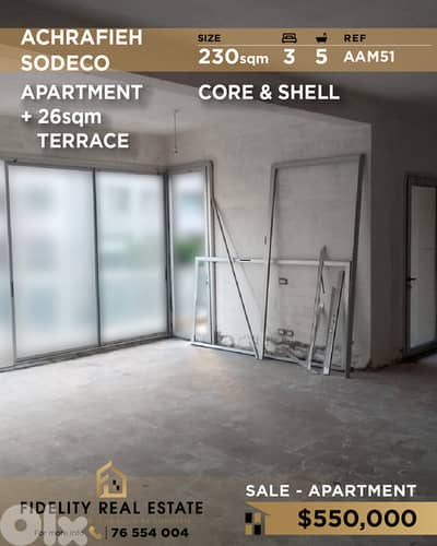 Apartment for sale in Achrafieh AAM51 شقة  للبيع في الأشرفية