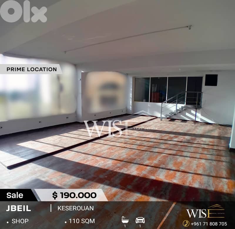 110 SQM Shop for Sale – Jbeil! 0