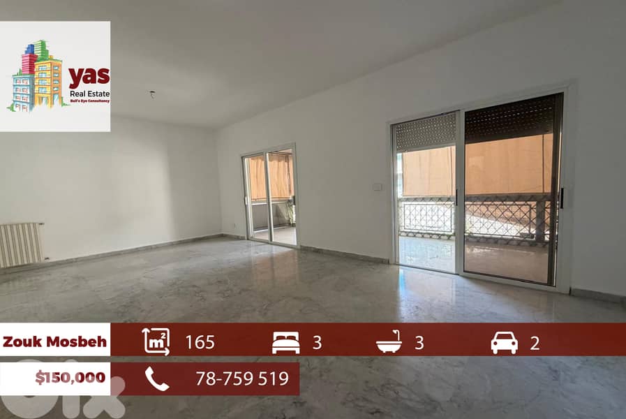 Zouk Mosbeh 165m2 | Well Maintained | Luxury | EL 0