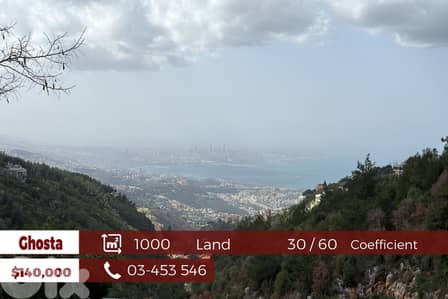 Ghosta 1000m2 | Impressive View | Classy Area | 30/60 | WA