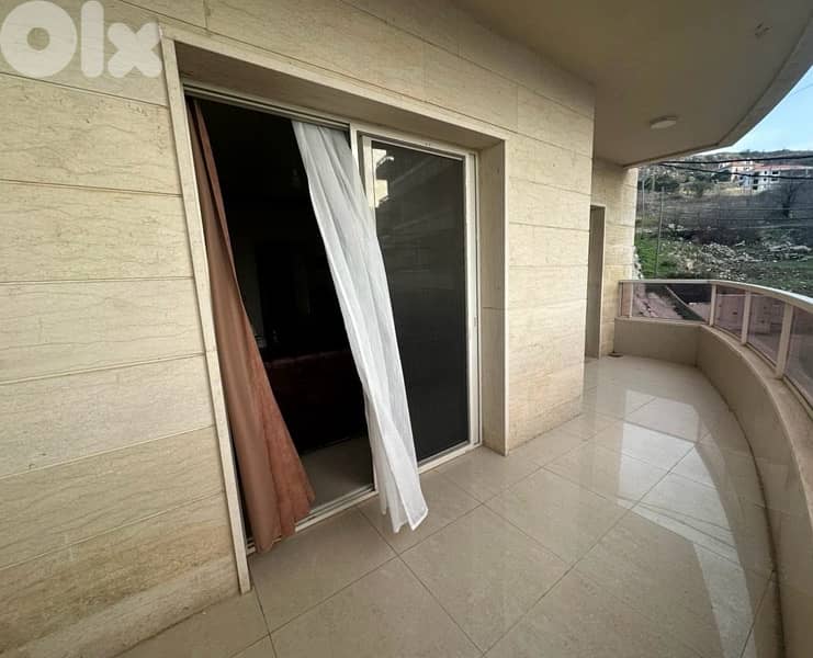 New Building 120m 2Bedroom+Parking Bhamdoun Village Abo Gaby Restaurnt 0