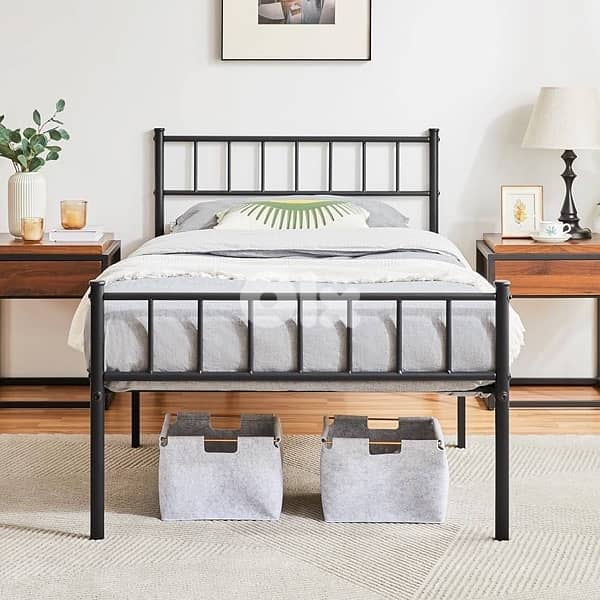 Yaheetech 3ft Single Metal Bed 0