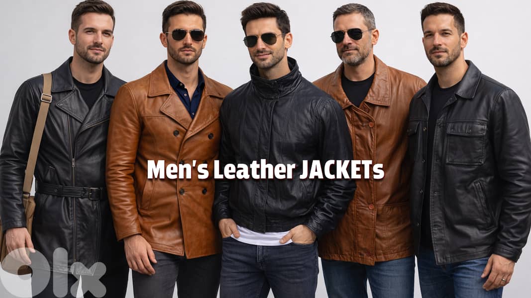 Men's Leather Jackets from European Brands 0