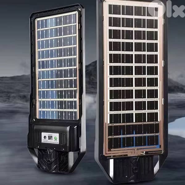Bifacial Solar Street Light Double Solar Panel 400W 3