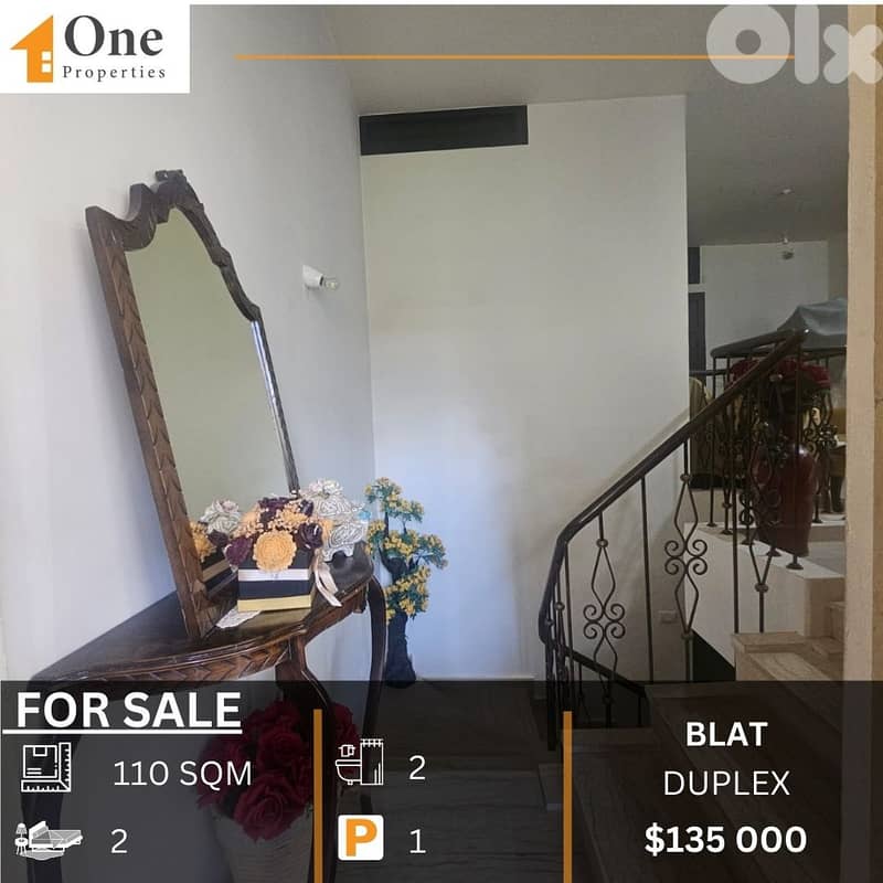 DUPLEX APARTMENT FOR SALE IN BLAT 0