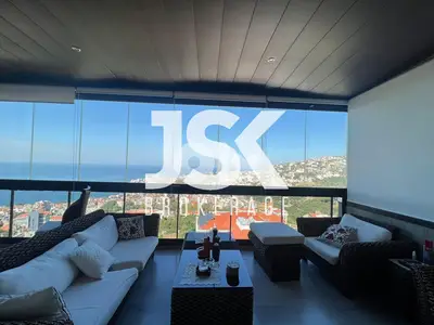 L13288- Fully Furnished Apartment for Rent With A Seaview In Kfarhbeib