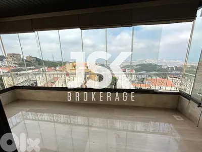 L13076 - Semi-Furnished Apartment With View for Rent In Ain Saadeh