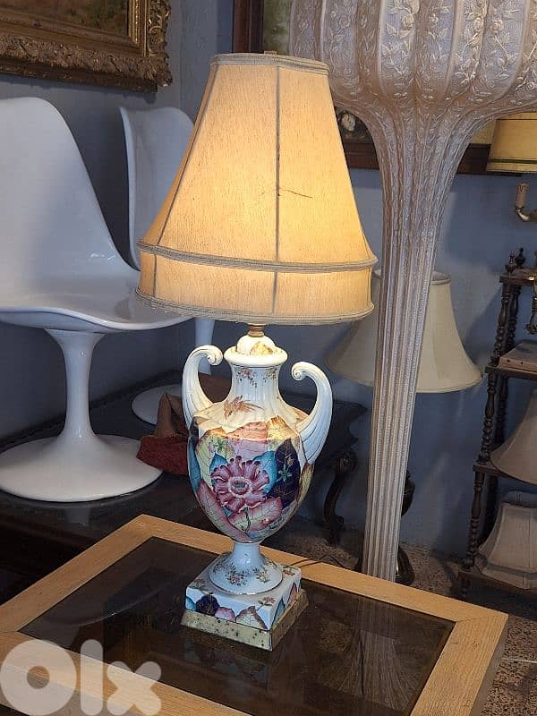 antique porcelain lamp 0