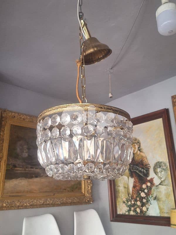 small czech original crystal chandelier 4