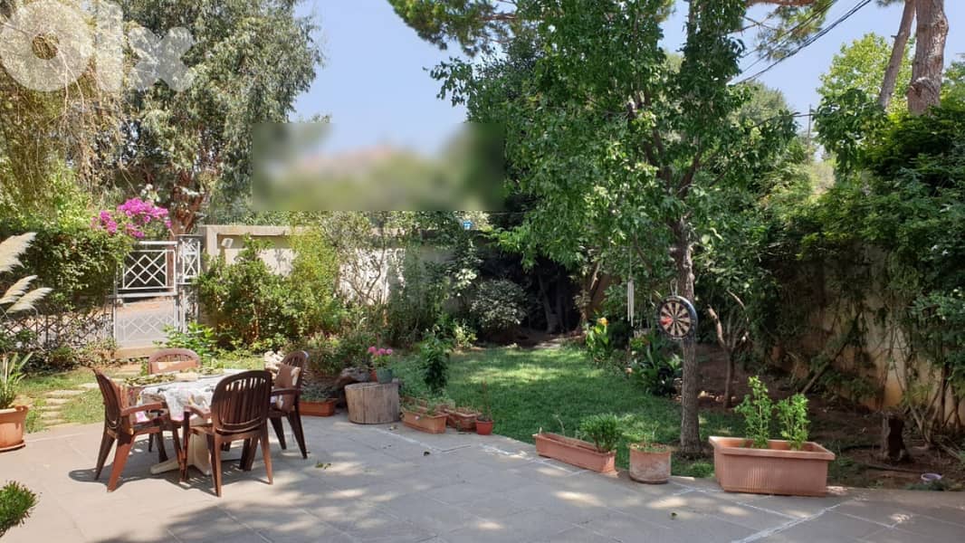 400Sq HIGH-END APARTMENT IN BROUMANA WITH HUGE GARDEN 3 BEDS, (BRR-166 0