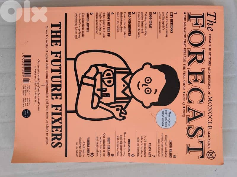 the forecast Monocle magazine,issue 13,2023,The future fixers 0