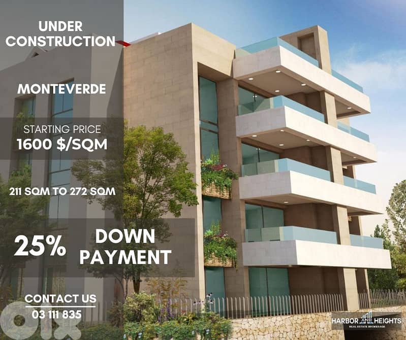 Under Construction Apartment for sale in Monteverde 0