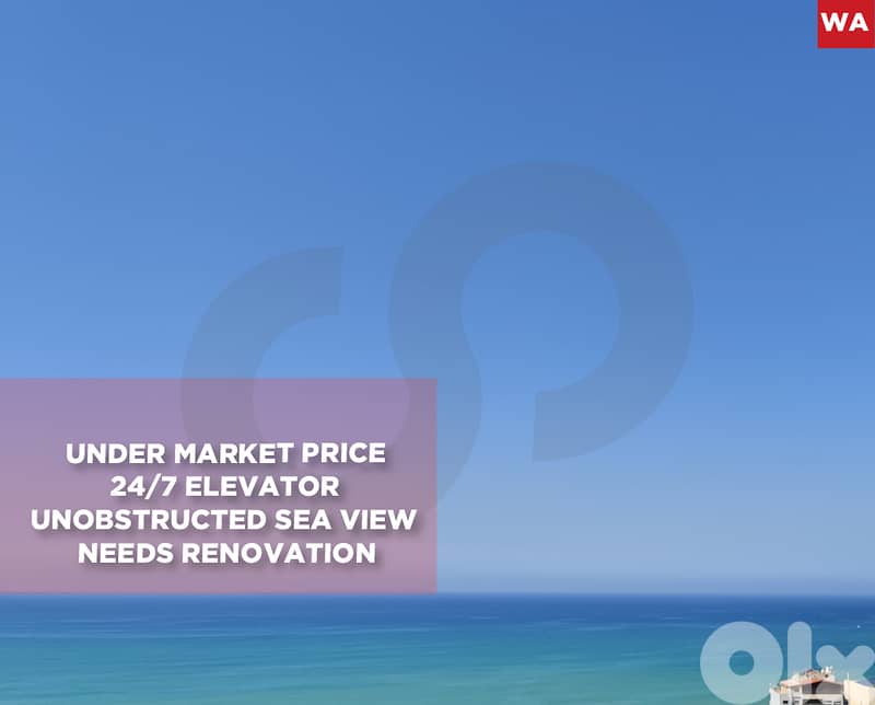 Under market price ,sea view , khaldeh/خلده REF#WA133110 0
