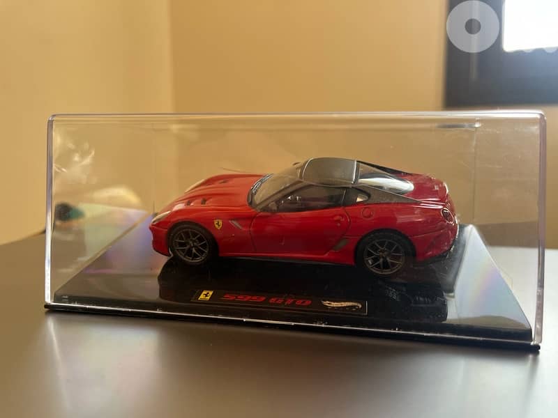 ferrari 599gto hot wheels elite 1:43 2