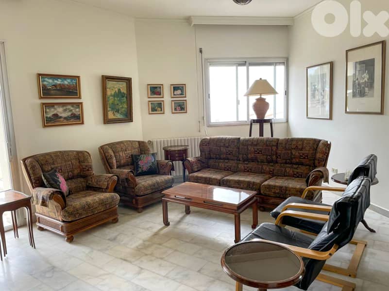 300 SQM Prime Location Apartment in Broumana, Metn with Partial view 0
