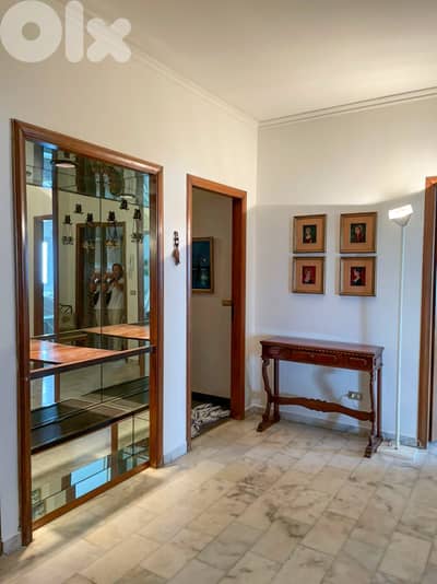 300 SQM Prime Location Apartment in Broumana, Metn with Partial view